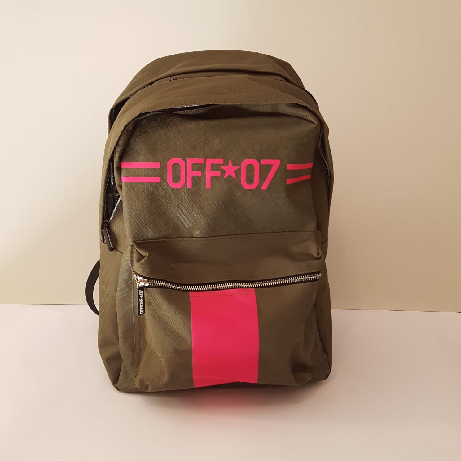 Zaino Officine 07 - 2 in 1 Verde Militare e Fucsia