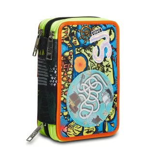 Astuccio Scuola 3 ZIP SJ Gang - Sea Pirate Boy -