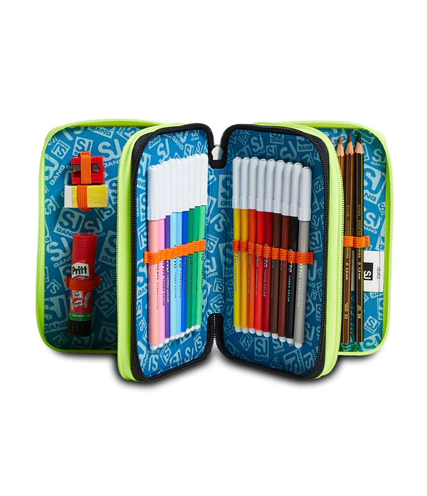 Astuccio Scuola 3 ZIP SJ Gang - Sea Pirate Boy - - immagine 2